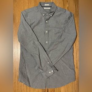 Hawker Rye :: Large Gray Chambray Shirt :: Slim Fit - Tall